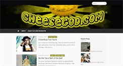 Desktop Screenshot of cheesegod.com
